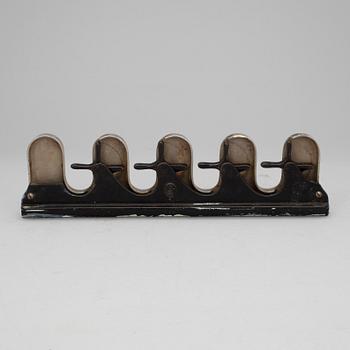 PARAPLYSTÄLL, metall, jugend, omkring 1900.