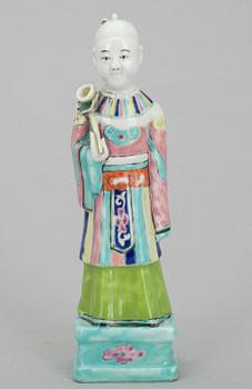 FIGURIN, porslin, Qingdynastin, Kina 1800-talets slut.