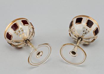 PARTI GLAS, 17 delar, Böhmen, 1900-talets första hälft.