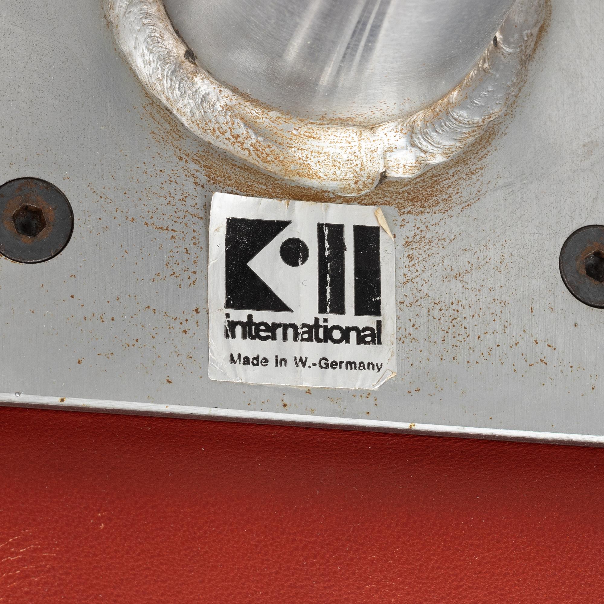 A pair of model FK 6725 armchairs by Fabricius & Kastholm for Kill International.