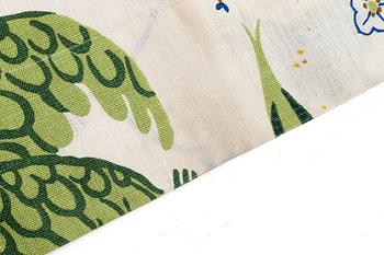 Josef Frank, a 'Gröna Fåglar' curtain, Svenskt Tenn.