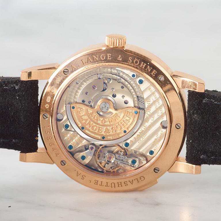 A.LANGE & SÖHNE, Glashütte, SAX-O-MAT, "Langematic Grande", armbandsur,  40 mm,