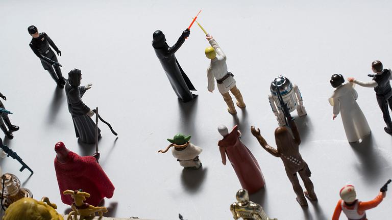 SAMLING STAR WARS FIGURER, Kenner, 1970/80-tal.