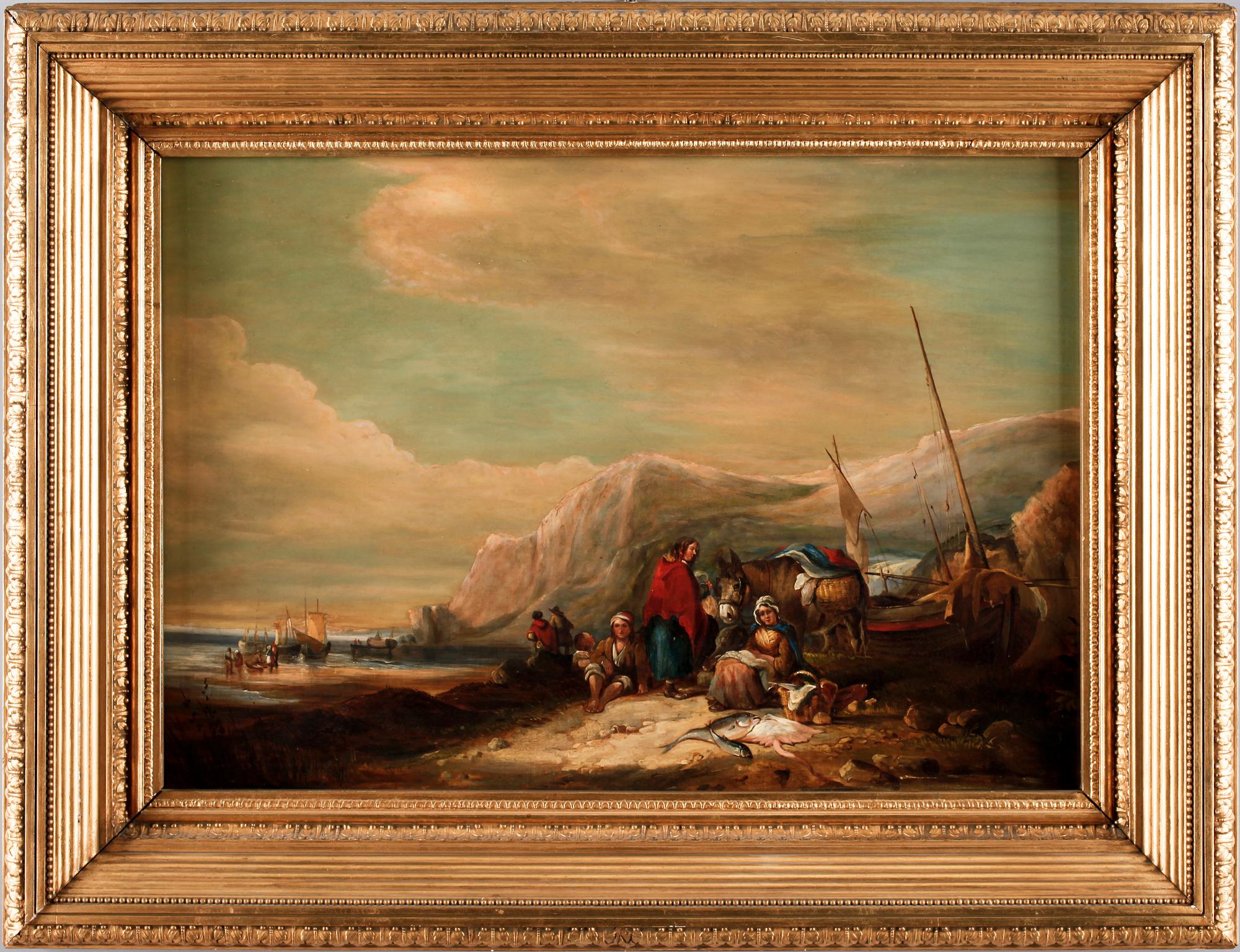 OKÄND KONSTNÄR, olja på duk, 1800-talets andra hälft.