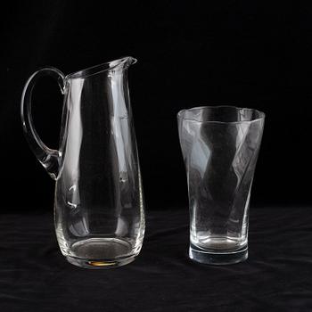 Glasservis, 94 delar. Märkt Christineholm, Bohemian Chrystal.