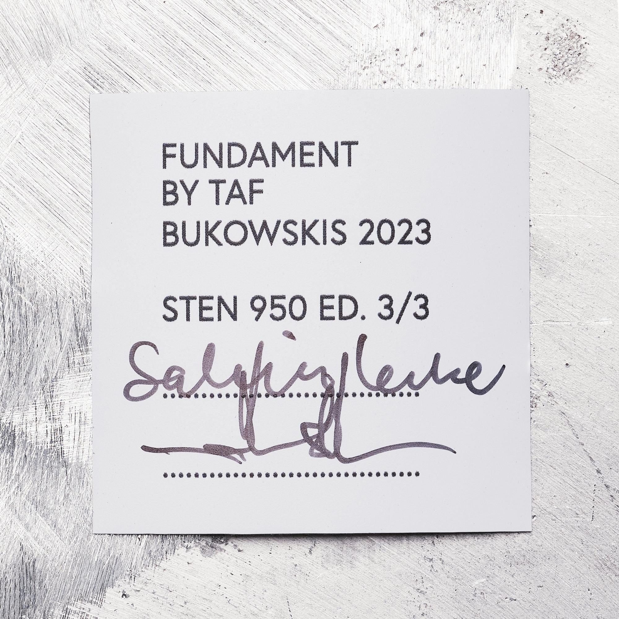 TAF, Gabriella Lenke & Mattias Ståhlbom, "Sten 950", pedestal, ed. 3/3.