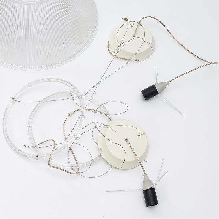 Philippe Starck, a ceiling lamp, 'Romeo Moon', Flos, Italy.