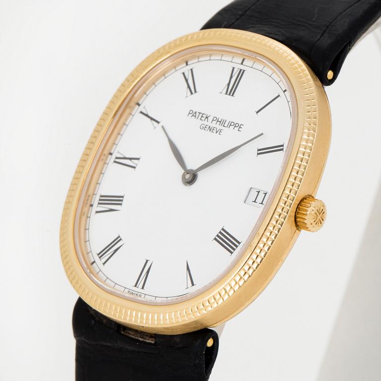 PATEK PHILIPPE, Genève, Ellipse, wristwatch, 28,5 x 33,5 mm.
