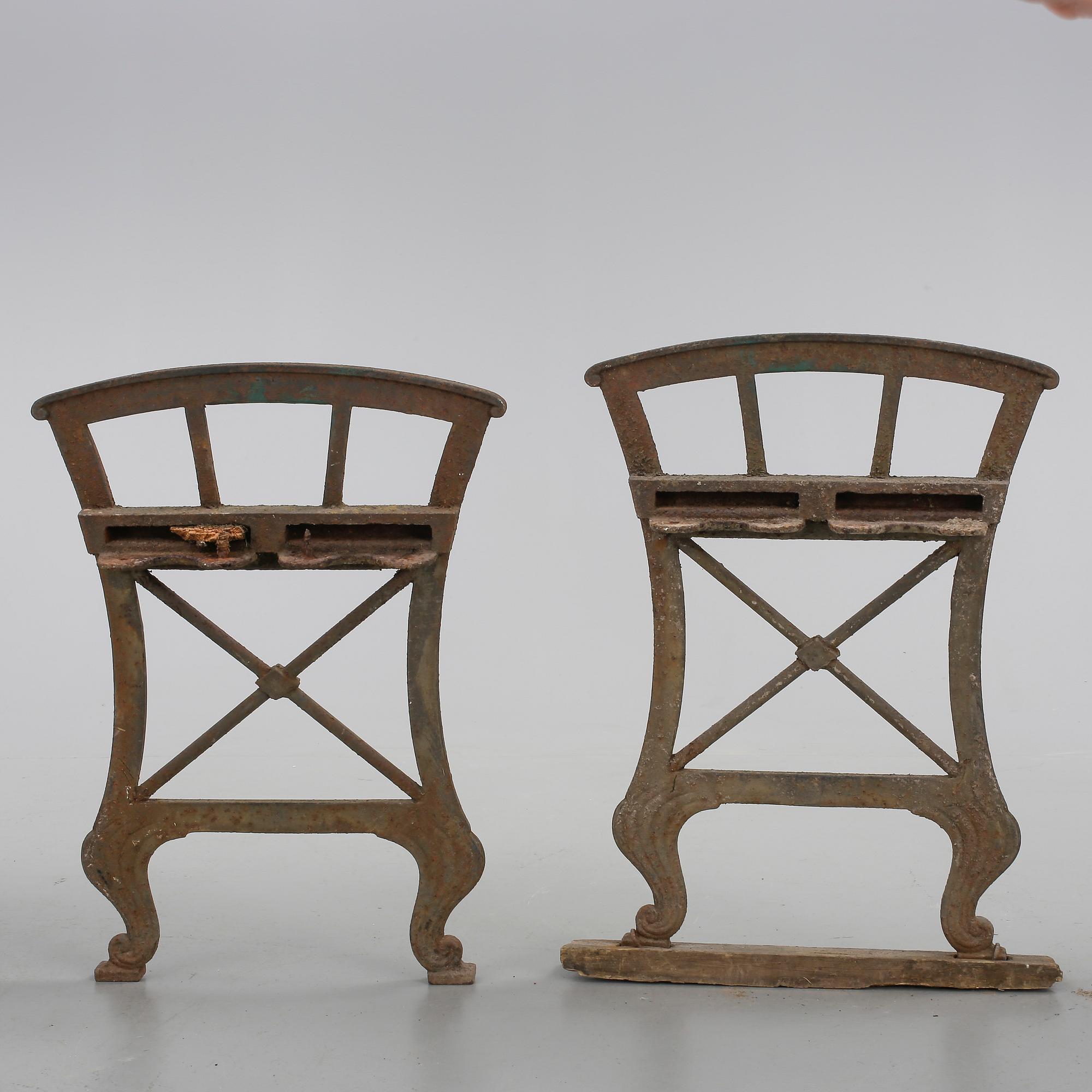 GAVLAR, "Parkbänk no 2", Folke Bensow, Näfveqvarns Bruk, 1900-talets första hälft.