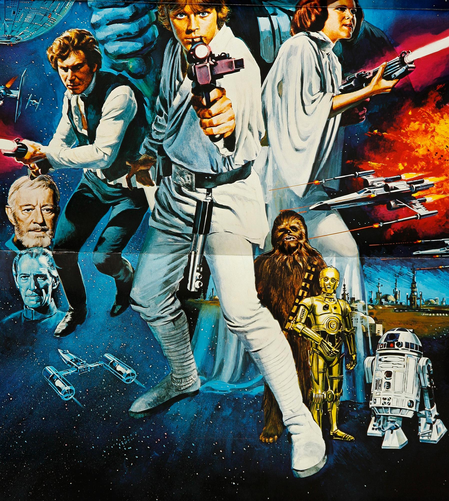 AFFISCH, Star Wars.