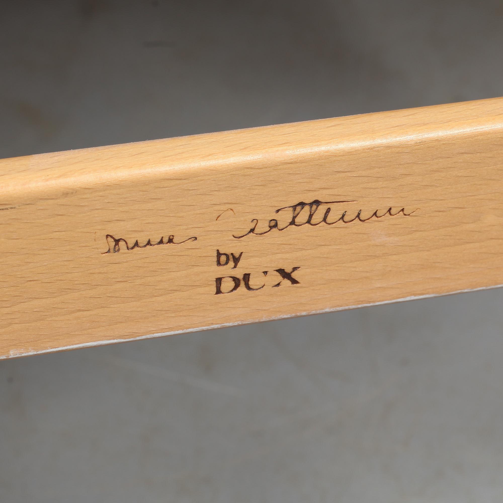 FÅTÖLJ, "Ingrid", Bruno Mathsson, Dux, 1900-talets andra hälft.