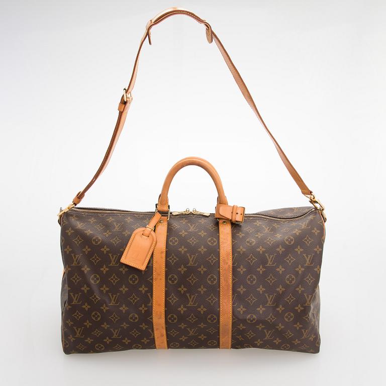 Louis Vuitton, 'Keepall 55 bandoulière', weekend bag.
