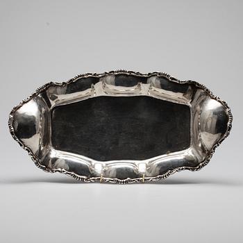 BRICKA, silver 950, Mexico, 1900-talets andra hälft, vikt ca 539 g.