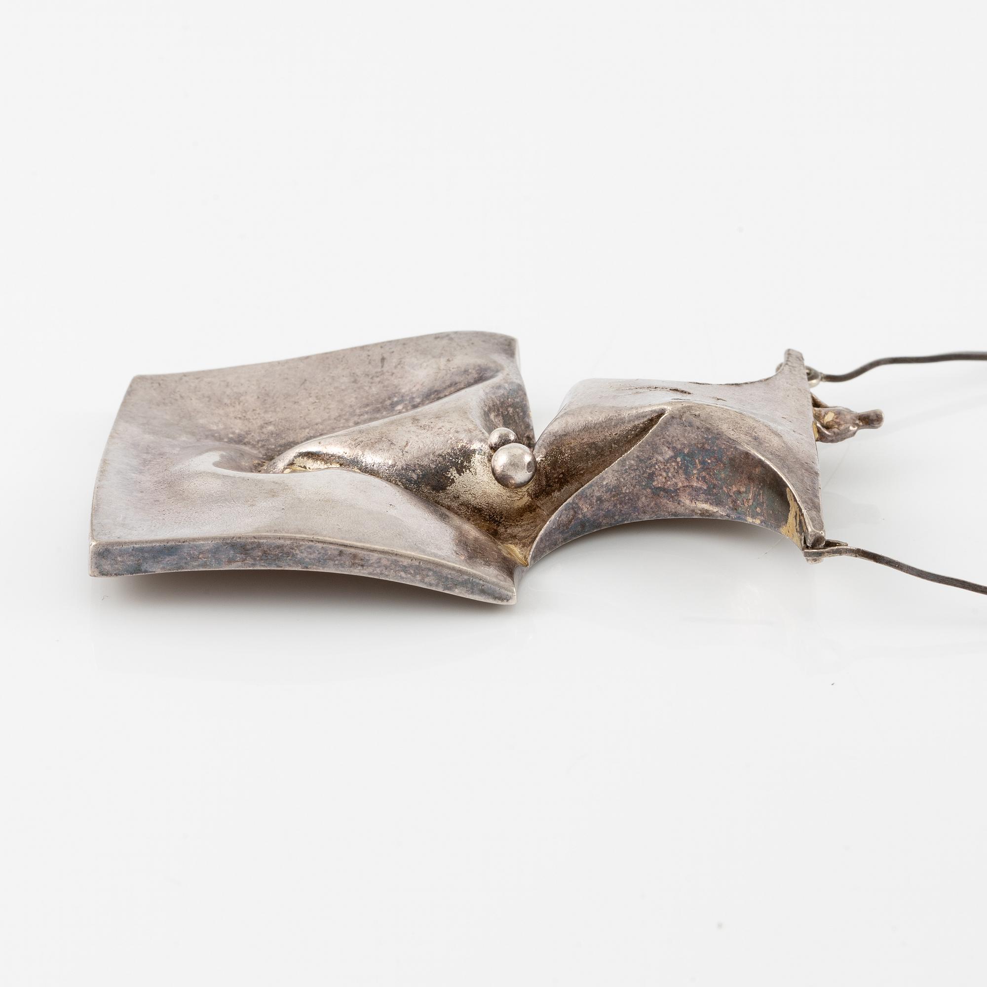 Björn Weckström, collier "Space Barbarella", sterlingsilver, Finland 1971, för Lapponia.