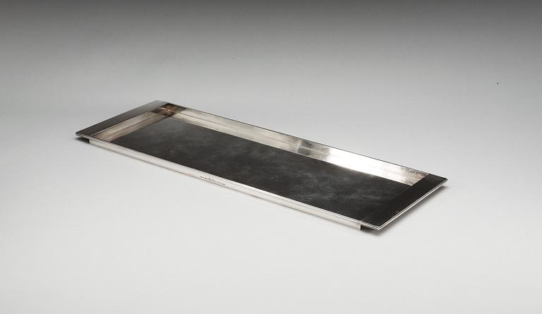 Wiwen Nilsson, A Wiwen Nilsson sterling tray, Lund 1947.