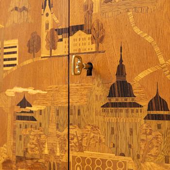 Erik Mattsson, cabinet, signed and dated -47, numbered 3/12.