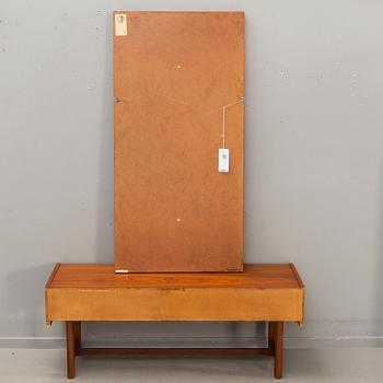 Hallmöbel, Glas & Trä, Hovmantorp, mid-20th century, mirror, chest of drawers.