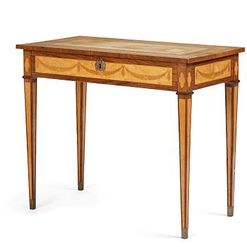 A  Gustavian style Ladies desk, late 19th century.