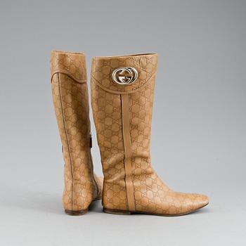 STÖVLAR, ett par, Gucci.