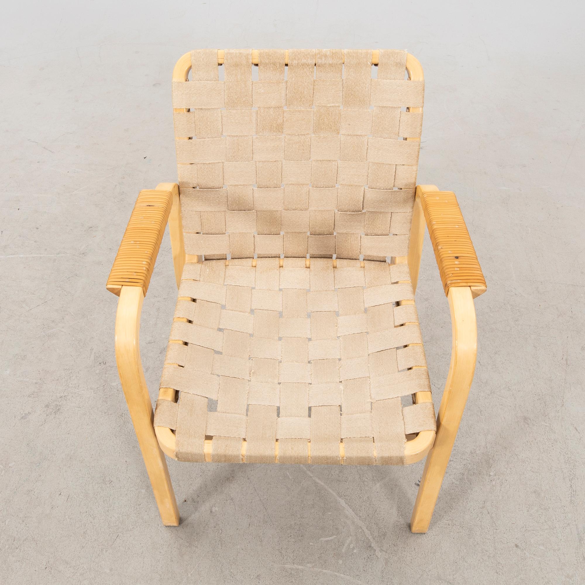 Alvar Aalto, karmstol, modell 45 för Artek 1900-talets slut.