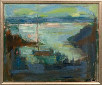Elvine Osterman, "Båten i viken".