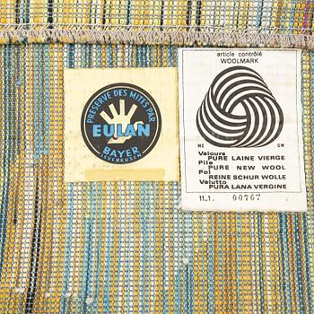 A wallhanging, machine-made, ca 99 x 157 cm, signed Hervé Lelong, J.F.D.