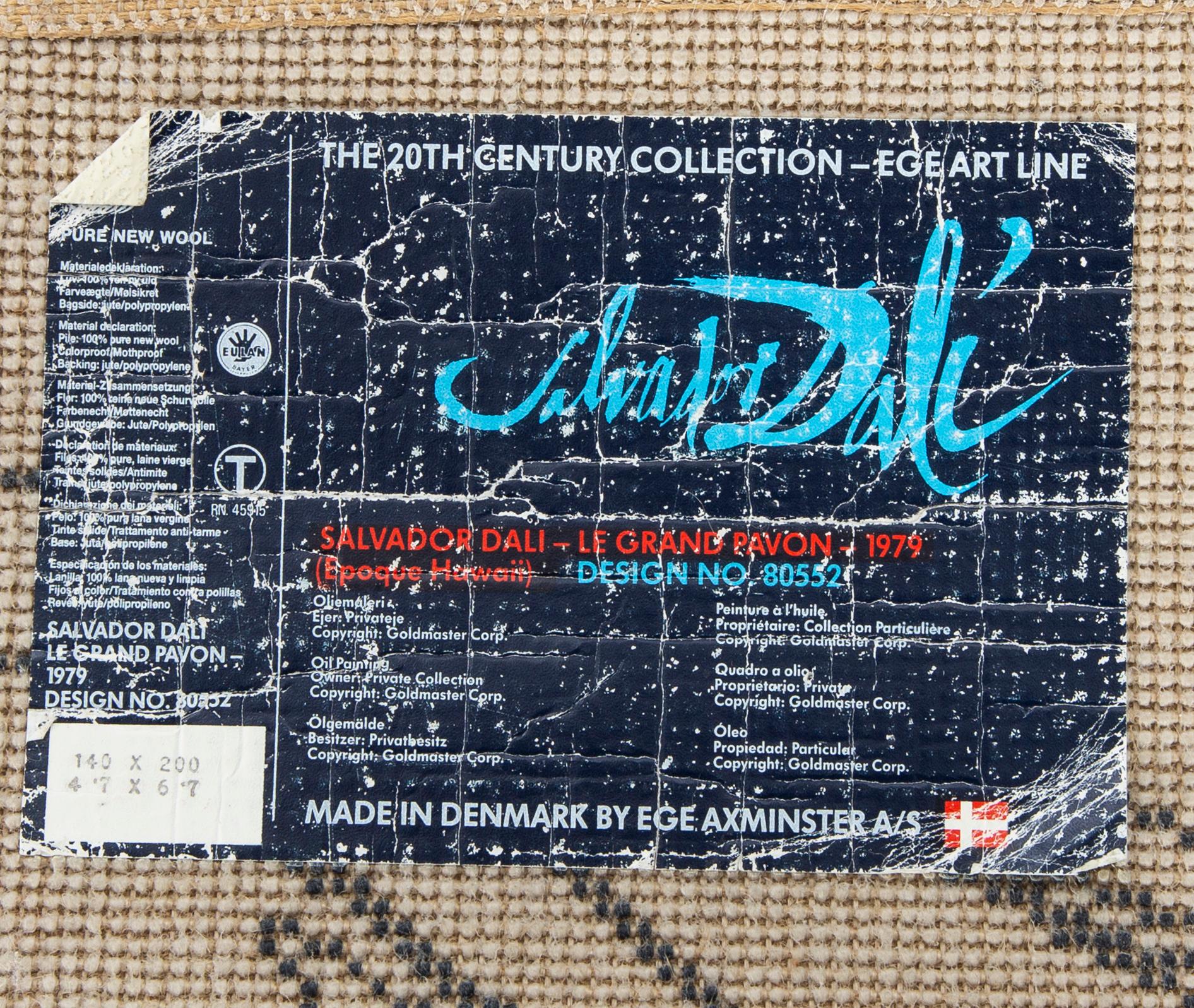 MATTA, efter Salvador Dalí, EGE Art Line, Danmark, 1900-talets andra hälft, 200x140 cm.
