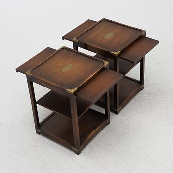 Sängbord, ett par, engelsk stil, 900-talets andra hälft.