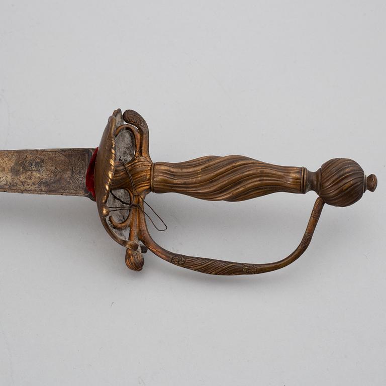 A 18th century small sword.