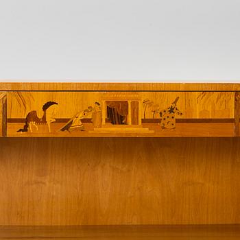 Sven Ekholm & Erik Matsson, sideboard, Swedish Modern "Tusen och en natt”, Lammhults stol- och snickerifabrik, 1940-tal.