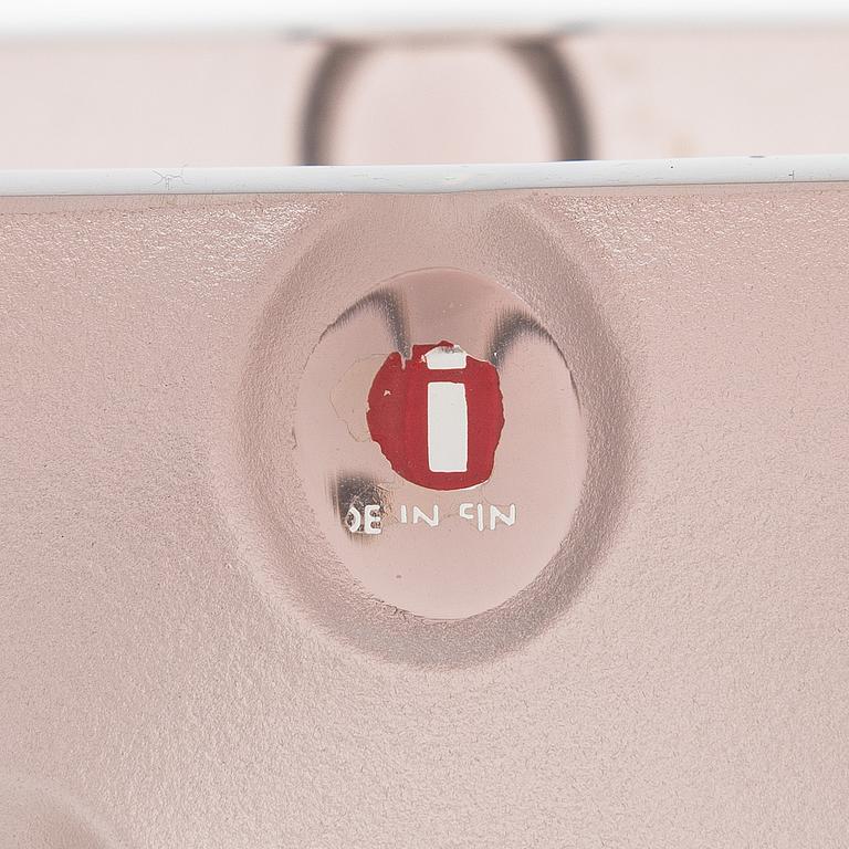 Tapio Wirkkala,  glass vase, signed  Tapio Wirkkala - 3305.