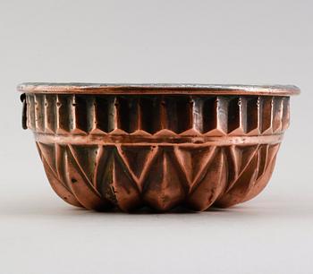 ALADÅBFORM, koppar, 1800-tal.