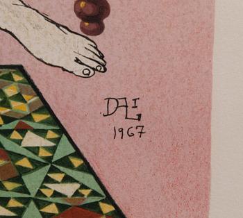SALVADOR DALI, värilitografia, signeerattu ja numeroitu 61/160.