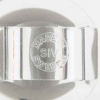 Siv Lagerström, three acrylic rings, 1970s.