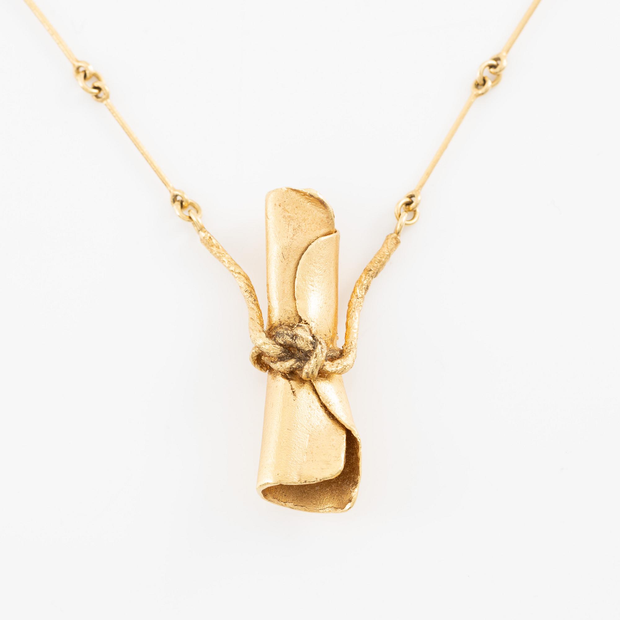 Magnus G:son Liedholm, necklace, 18K gold.