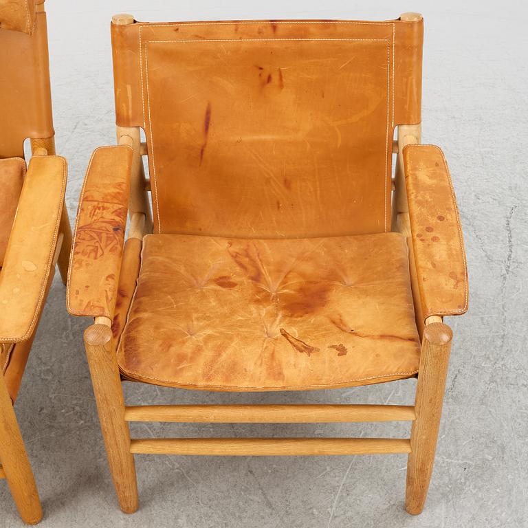 Kenneth Bergenblad, Armchairs, 2 pcs, "Dormi" high and low, Dux, designed in 1979.