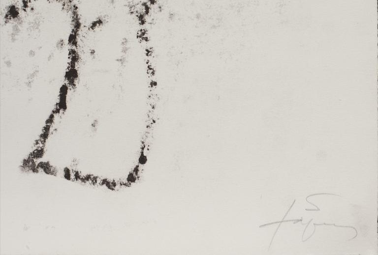 ANTONI TÀPIES, litografi, signerad o numrerad 9/100.