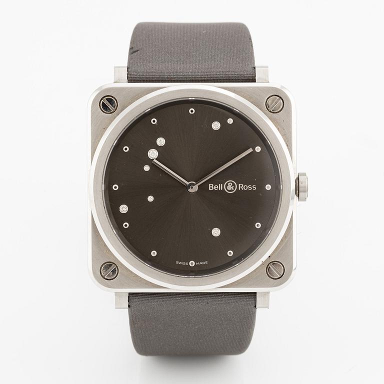 Bell & Ross, Br S, Grey Diamond Eagle, armbandsur, 39 mm.