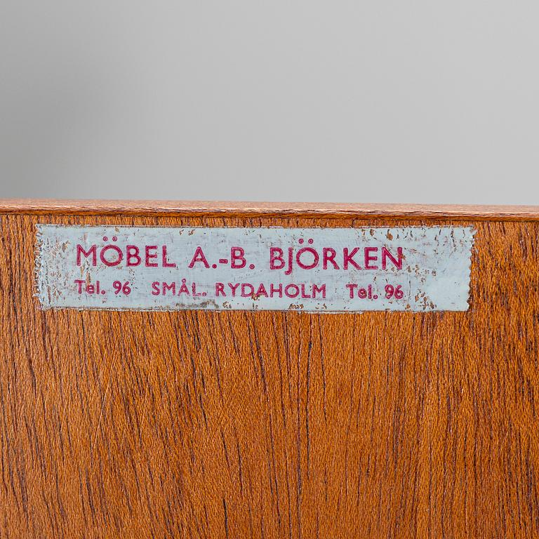 Skåp/sideboard, Möbel AB Björken, Rydaholm, 1950-tal.