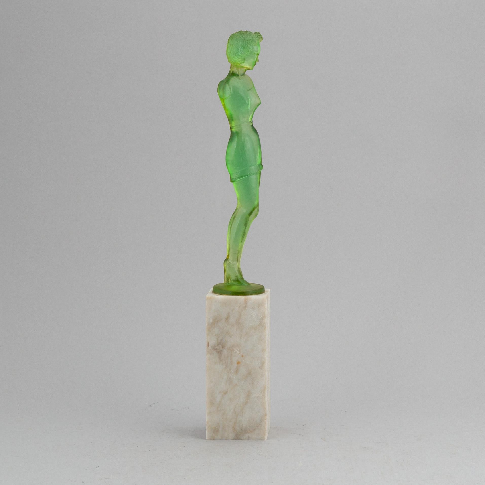 KARIN JOHANSSON, sculpture, signed and dated -90.