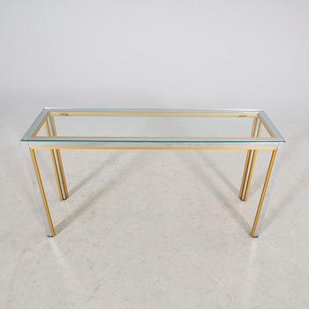 A metal and glas sideboard later 20th century/21st century.