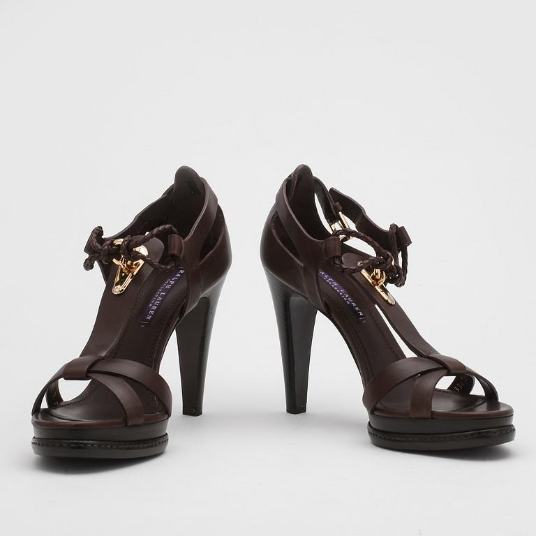SANDALETTER, ett par, Ralph Lauren. Storlek amerikansk 9.