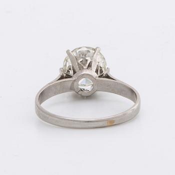 RING 18K whitegold  brilliant-cut diamond approx 1,7 ct approx H-I VS.