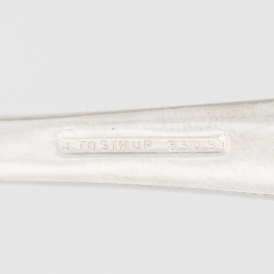 J. Tostrup, bestickuppsättning, silver, 48 delar, Norge.