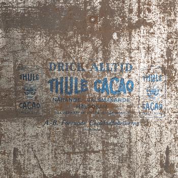 A sheet metal cabinet, 'Thule Cacao', early 20th Century.