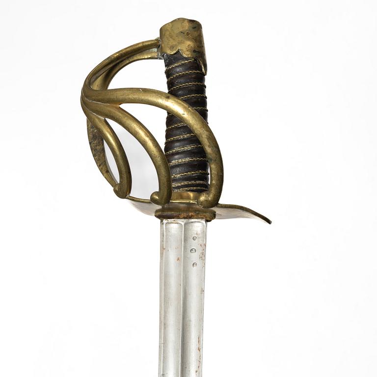 Pallasch för kyrassiär, Frankrike, 1800-talets början.