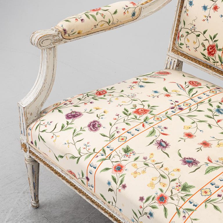 Sofa, Gustavian, circa 1800.