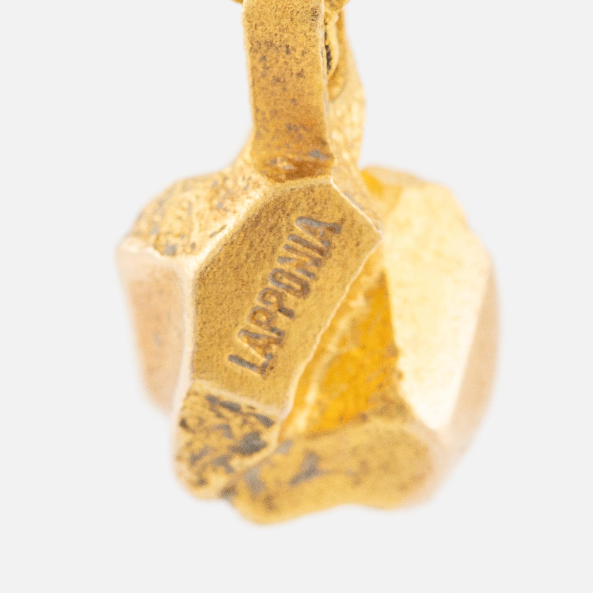 Necklace, Lapponia. 14K gold.