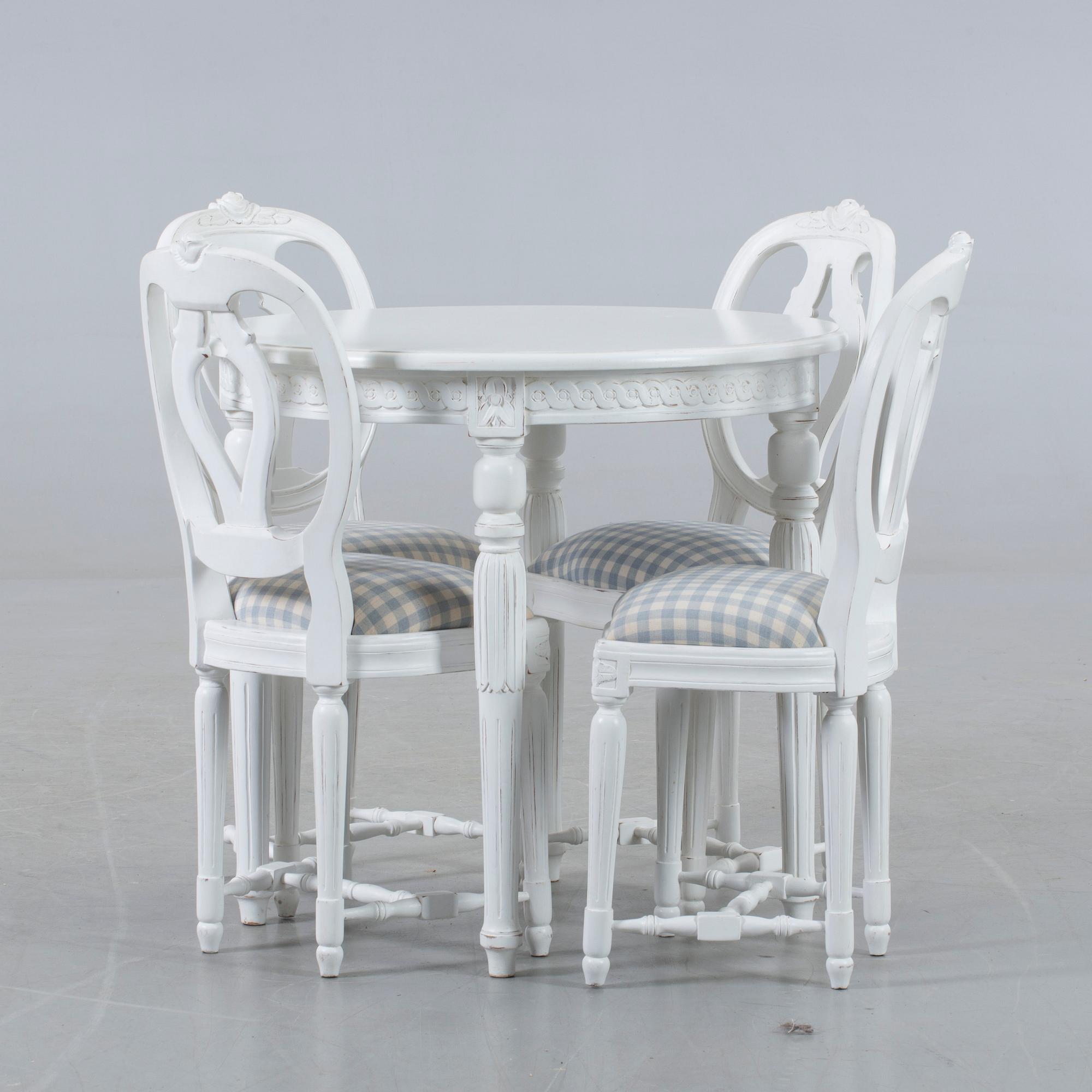 BARNMÖBLER, 5 delar, Gustaviansk stil, 1990-tal.