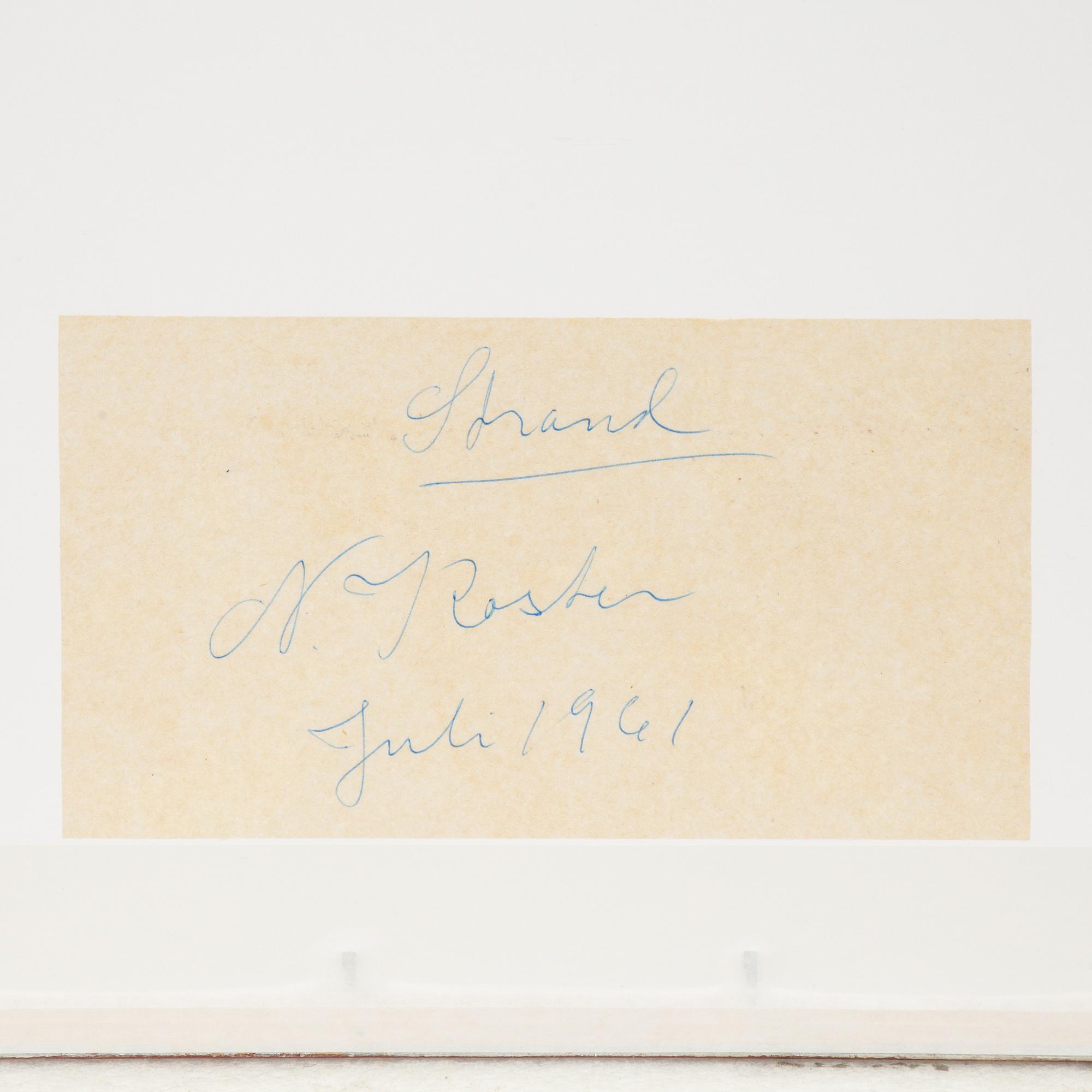 Inge Schiöler, "Strand".